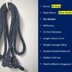 Silver Series - Navy R Reflective Flow Rope