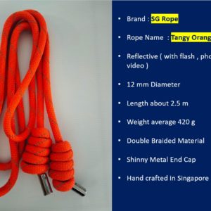 SG Ropes - Tangy Orange Electric Flow Rope
