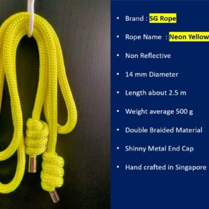Neon Yellow Flow Ropes